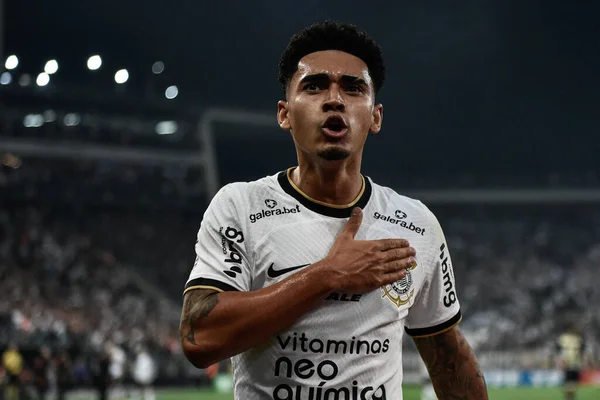 Brasilianische Fußballmeisterschaft Achtelfinale Corinthians Gegen Santos Juni 2022 Sao Paulo — Stockfoto