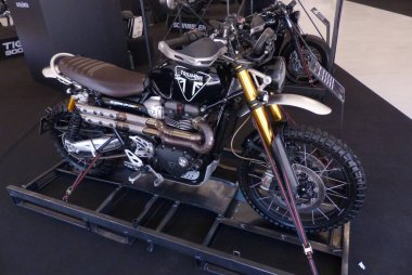 Sao Paulo 'daki 2022 Interlagos Motosiklet Festivali için hazırlıklar. 23 Haziran 2022, Sao Paulo, Brezilya: Sao Paulo 'daki Interlagos Pisti' nde 24-26 Haziran tarihleri arasında gerçekleşen 2022 Interlagos Festivali sırasında hareket