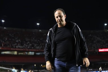 Brezilya Futbol Kupası - 16 raundda Sao Paulo ve Palmeiras. 23 Haziran 2022, Sao Paulo, Brezilya: Sao Paulo ve Palmeiras arasındaki futbol maçı, Brezilya Futbol Kupası için geçerli - 16 turu, Perşembe günü Sao Paulo 'daki Morumbi Stadyumu' nda yapıldı.). 