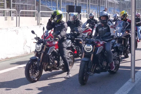 상파울루에서 열리는 2022 Interlagos Motorcycle Festival 브라질 상파울루 2022 상파울루에서 — 스톡 사진