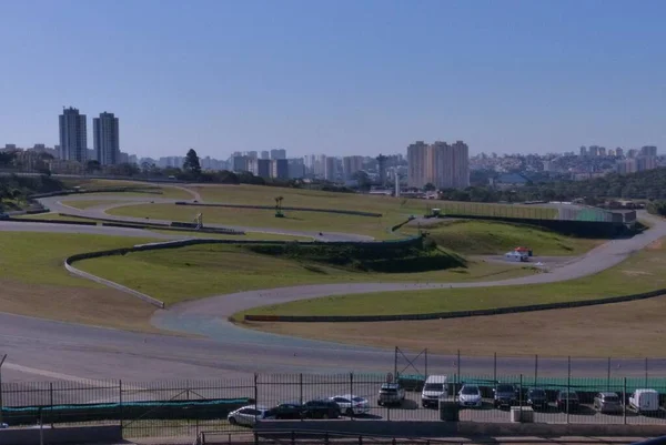 Felkészülés 2022 Sao Paulo Interlagos Motorkerékpár Fesztiválra 2022 Június Sao — Stock Fotó