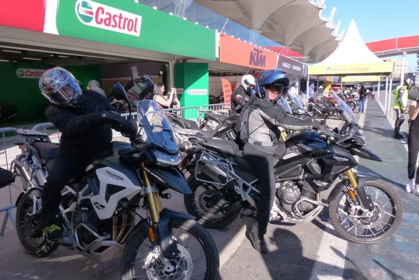 Przygotowania Festiwalu Motocykli Interlagos Sao Paulo Roku 2022 Czerwca 2022 — Zdjęcie stockowe