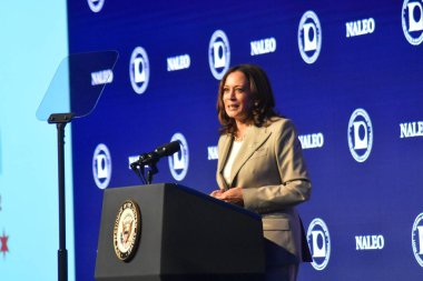 26 Haziran 2022, Plainfield, IL, ABD: Roe V. Wade 'in devrilmesi hakkında açıklama yapan ABD Başkan Yardımcısı Kamala Harris