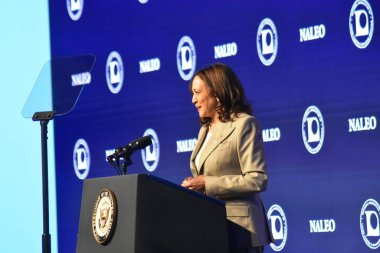 26 Haziran 2022, Plainfield, IL, ABD: Roe V. Wade 'in devrilmesi hakkında açıklama yapan ABD Başkan Yardımcısı Kamala Harris