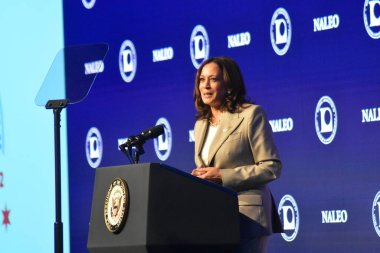 26 Haziran 2022, Plainfield, IL, ABD: Roe V. Wade 'in devrilmesi hakkında açıklama yapan ABD Başkan Yardımcısı Kamala Harris