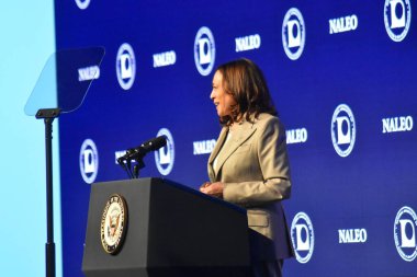26 Haziran 2022, Plainfield, IL, ABD: Roe V. Wade 'in devrilmesi hakkında açıklama yapan ABD Başkan Yardımcısı Kamala Harris