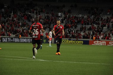 Brezilya Futbol Şampiyonası: Athletico Paranaense ve Red Bull Bragantino. 25 Haziran 2022, Curitiba, Parana, Brezilya: Brezilya Futbol Şampiyonası 'nın 14. turu için geçerli olan Athletico Paranaense ve Red Bull Bragantino arasındaki futbol maçı