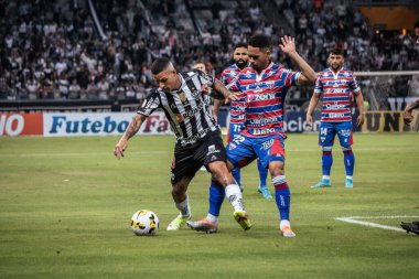 Brezilya Futbol Şampiyonası: Atletico-MG Fortaleza 'ya karşı. 25 Haziran 2022, Belo Horizonte, Minas Gerais, Brezilya: Brezilya 'nın Mineirao Stadyumu' nda düzenlenen Brezilya Futbol Şampiyonası 'nın 14. turu için geçerli olan Atletico-MG ve Fortaleza arasındaki futbol maçı
