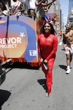 Geleneksel 2022 NYC Onur Yürüyüşü. 26 Haziran 2022, New York, ABD: Gurur ayı boyunca herkes için eşitlik ve aşkı kutlayan yıllık 2022 NYC Onur Yürüyüşü 25 ve 5. caddelerde Christopher Caddesi 'nden 8. caddeye kadar 12 ve 5. 