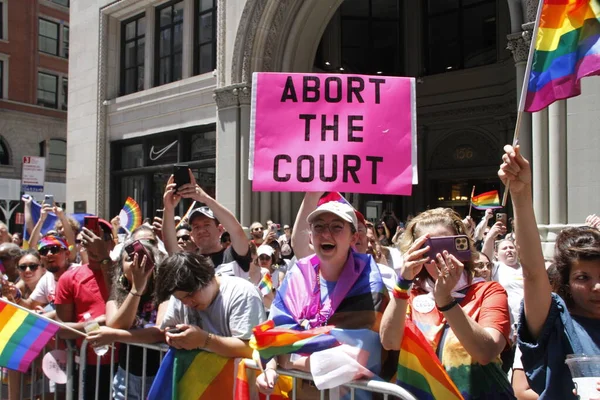 Jaarlijkse 2022 Nyc Pride March Juni 2022 New York Usa — Stockfoto