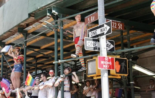 Der Jährliche Nyc Pride March 2022 Juni 2022 New York — Stockfoto
