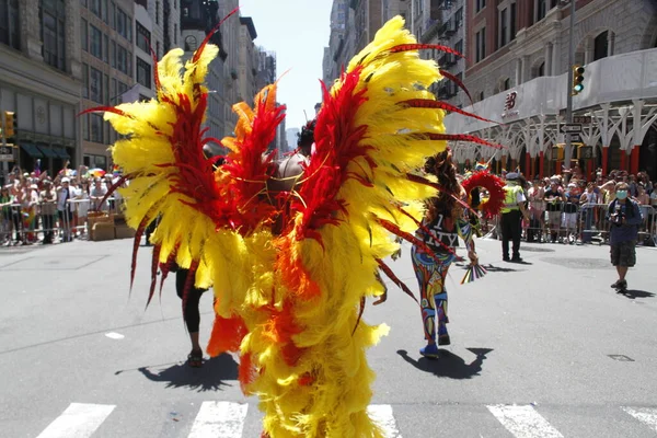 Annual 2022 Nyc Pride March Inglés Junio 2022 Nueva York —  Fotos de Stock