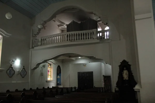 Blick Auf Die Kirche Nossa Senhora Rosario Dos Pretos Sao — Stockfoto