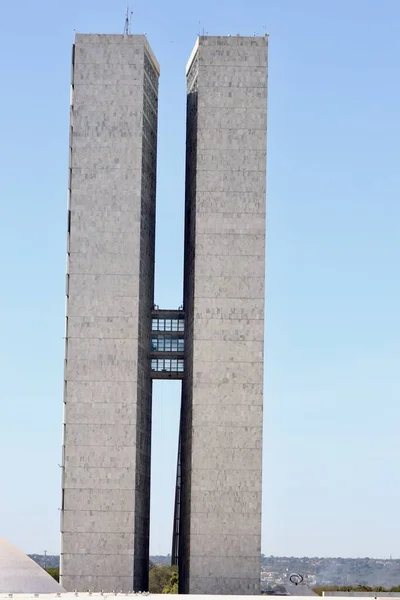 Façade Chambre Congrès National Brasilia Juin 2022 Brasilia District Fédéral — Photo