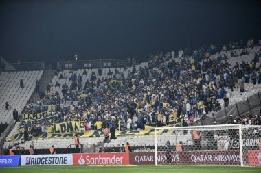 Libertadores Futbol Kupası - 16. Raunt: Corinthians vs Boca Juniors. 28 Haziran 2022, Sao Paulo, Brezilya: Corinthians ve Boca Juniors arasındaki futbol maçı, Neo Quimica Arena 'da düzenlenen Libertadores Futbol Kupası' nın 16. 
