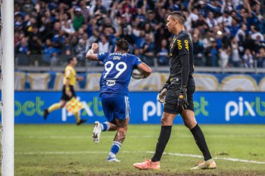Brezilya Futbol Şampiyonası - İkinci Lig Cruzeiro ve Sport Recife. 28 Haziran 2022, Belo Horizonte, Minas Gerais, Brezilya: Cruzeiro ve Sport Recife arasındaki futbol maçı, Brezilya Futbol Şampiyonası 'nın 15. turu için geçerlidir. 