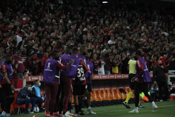 Libertadores Futbol Kupası Raunt Athletico Paranaense Libertad Karşı Haziran 2022 — Stok fotoğraf