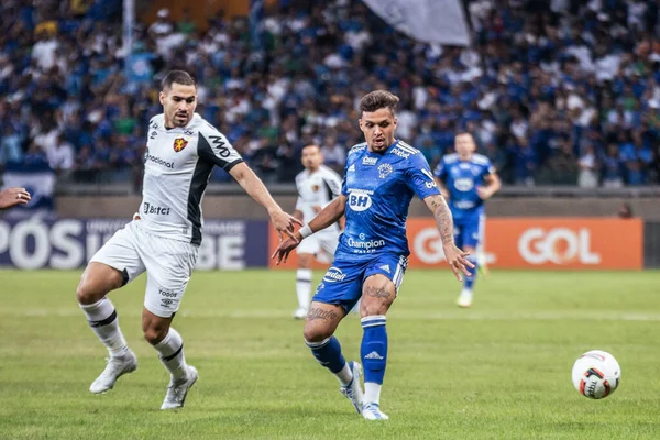 Brasiliansk Fotboll Championship Andra Divisionen Cruzeiro Och Sport Recife Juni — Stockfoto