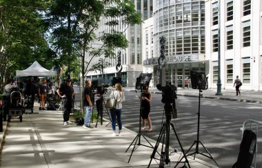 R. Kelly seks ticareti davasında 30 yıl hüküm giydi. 29 Haziran 2022, Brooklyn, New York, ABD: Amerikalı R & B ünlü şarkıcı R. Kelly, ABD Bölge Mahkemesi Yargıcı Ann Donnelly tarafından 30 yıl seks ticareti davasına mahkum edildi.