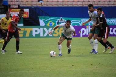 Brezilya Futbol Şampiyonası - Üçüncü Lig: Manaus, Ferroviario-CE 'ye karşı. 2 Temmuz 2022, Manaus, Amazonas, Brezilya: Manaus ve Ferroviario-CE arasındaki futbol maçı, Brezilya Futbol Şampiyonası - Üçüncü Lig, Arena da Amazonia 'da yapıldı.