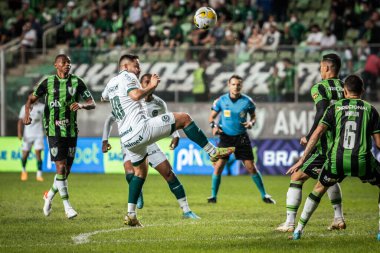 Brezilya Futbol Şampiyonası: Amerika-MG ve Goias. 3 Temmuz 2022, Belo Horizonte, Minas Gerais, Brezilya: Independencia Stadyumu 'nda düzenlenen Brezilya Futbol Şampiyonası' nın 15. turu için geçerli olan Amerika-MG ve Goias arasındaki futbol maçı