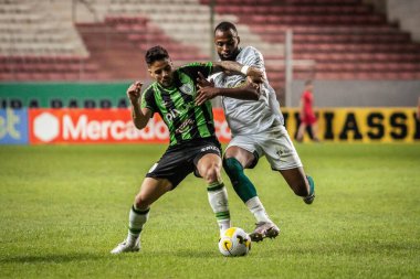 Brezilya Futbol Şampiyonası: Amerika-MG ve Goias. 3 Temmuz 2022, Belo Horizonte, Minas Gerais, Brezilya: Independencia Stadyumu 'nda düzenlenen Brezilya Futbol Şampiyonası' nın 15. turu için geçerli olan Amerika-MG ve Goias arasındaki futbol maçı