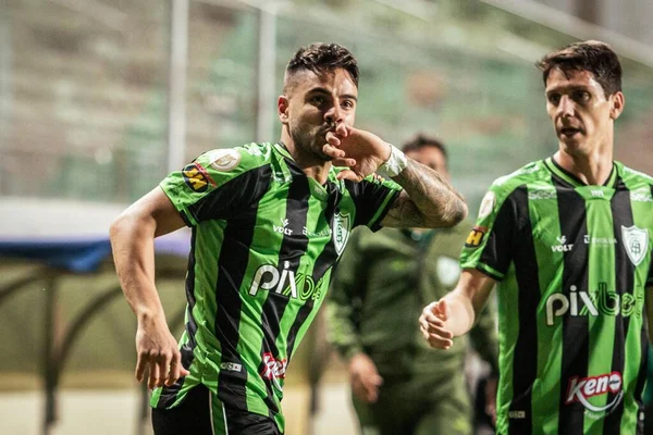 Brazilian Soccer Championship America Goias July 2022 Belo Horizonte Minas — Stockfoto