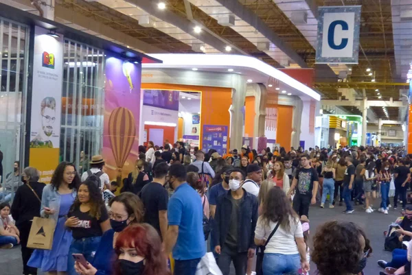 26ª Bienal Internacional Del Libro Sao Paulo Julio 2022 Sao — Foto de Stock