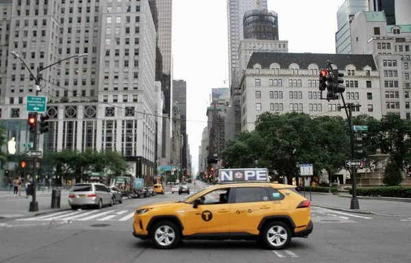 Novo Ruas Vazias Cidade Nova York Devido Julho Dia Independência — Fotografia de Stock