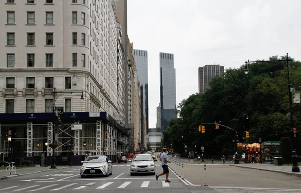 Neu Leere Straßen New York City Wegen Massenreisen Zum Unabhängigkeitstag — Stockfoto