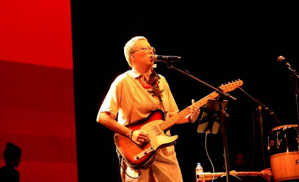 Festival Orgulho Triboq Mostra Cantora Brasileira Maria Gadu Julho 2022 — Fotografia de Stock