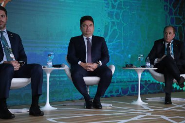 Brezilya Ekonomi Forumu ve Arap Ülkeleri Sao Paulo 'da düzenlenmektedir. 4 Temmuz 2022, Sao Paulo, Brezilya: Brezilya & Arap Ülkeleri Ekonomi Forumu sırasında BRF 'nin küresel CEO' su Lorival Luz