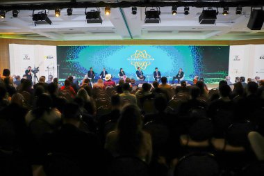 Brezilya Ekonomi Forumu ve Arap Ülkeleri Sao Paulo 'da düzenlenmektedir. 4 Temmuz 2022, Sao Paulo, Brezilya: Brezilya ve 22 Arap ülkesinden önde gelen iş ve siyasi liderlerin katıldığı Brezilya & Arap Ekonomik Forumu.