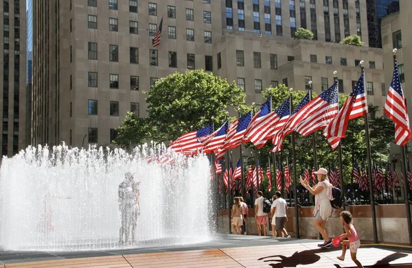 美国庆祝第246个独立日 2022年7月4日 美国纽约 美国今天在纽约低调庆祝第246个独立纪念日 — 图库照片