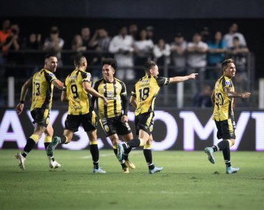 Sudamericana Soccer Cup - Round of 16 - Santos vs Deportivo Tachira. July 6, 2022, Santos, Sao Paulo, Brazil: Soccer match between Santos and Deportivo Tachira (Venezuela), valid for the round of 16 of Sudamericana Soccer Cup