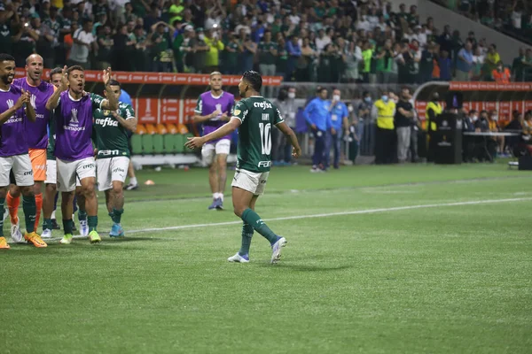 Libertadores Soccer Cup Achtelfinale Palmeiras Cerro Porteo Juli 2022 Sao — Stockfoto