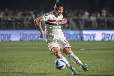 Sudamericana Futbol Kupası - 16. Raunt: Sao Paulo vs Universidad Catolica. 7 Temmuz 2022, Sao Paulo, Brezilya: Sao Paulo ve Universidad Catolica arasındaki futbol maçı, Sudamericana Futbol Kupası 'nın 16.