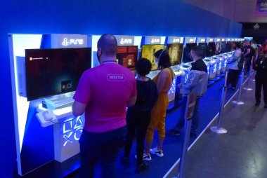 (INT) Big Festival, the biggest games festival, is held in Sao Paulo. July 7, 2022, Sao Paulo, Brazil: View of the Big Festival, the biggest festival of games, creation, business and networking in Latin America, which takes place at Sao Paulo Expo