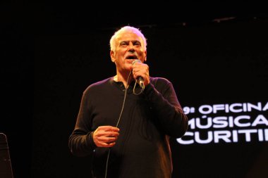 (INT) Presentation of Brazilian singers Danilo Caymmi and Claudio Nucci in Curitiba. July 8, 2022, Curitiba, Parana, Brazil: Presentation of Brazilian singers Danilo Caymmi and Claudio Nucci at Salvador De Ferrante Auditorium (Guairinha)