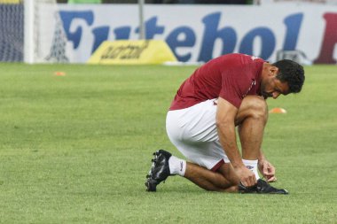 Brezilya Futbol Şampiyonası: Fluminense Ceara 'ya karşı. 9 Temmuz 2022, Rio de Janeiro, Brezilya: Brezilya 'nın Maracana Stadyumu' nda düzenlenen Brezilya Futbol Şampiyonası 'nın 16. turu için geçerli olan Fluminense ve Ceara arasındaki futbol maçı