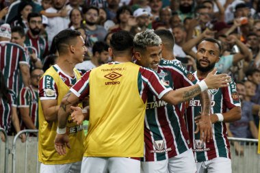 Brezilya Futbol Şampiyonası: Fluminense Ceara 'ya karşı. 9 Temmuz 2022, Rio de Janeiro, Brezilya: Brezilya 'nın Maracana Stadyumu' nda düzenlenen Brezilya Futbol Şampiyonası 'nın 16. turu için geçerli olan Fluminense ve Ceara arasındaki futbol maçı
