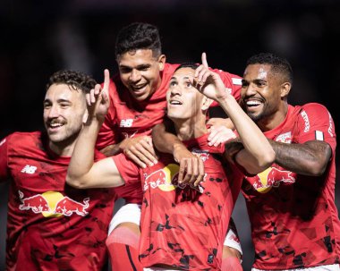 Brezilya Futbol Şampiyonası: Red Bull Bragantino, Avai 'ye karşı. 9 Temmuz 2022, Braganca Paulista, Sao Paulo, Brezilya: Brezilya Futbol Şampiyonası 'nın onaltıncı turunda geçerli olan Red Bull Bragantino ve Avai arasındaki futbol maçı