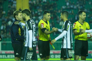 Brezilya Futbol Şampiyonası - Üçüncü Lig: Figueirense vs. Campinense-PB. 9 Temmuz 2022, Florianopolis, Santa Catarina, Brezilya: Brezilya Futbol Şampiyonası 'nın 14. turu için geçerli olan Figueirense ve Campinense arasındaki futbol maçı