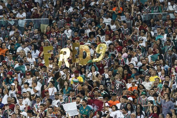 巴西足球锦标赛 Fluminense对Ceara 2022年7月9日 巴西里约热内卢 Fuminense和Ceara之间的足球比赛 在马拉卡纳体育场举行的第16轮巴西足球锦标赛有效 — 图库照片