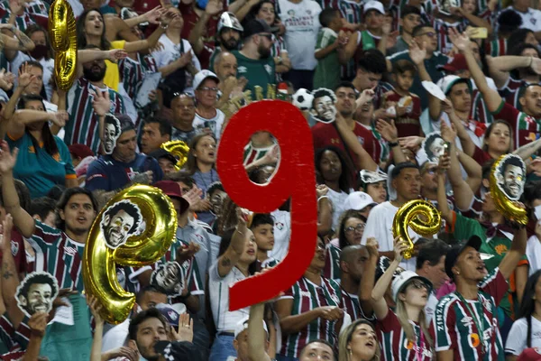巴西足球锦标赛 Fluminense对Ceara 2022年7月9日 巴西里约热内卢 Fuminense和Ceara之间的足球比赛 在马拉卡纳体育场举行的第16轮巴西足球锦标赛有效 — 图库照片