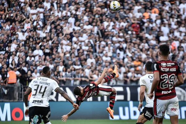 Brasilianische Fußballmeisterschaft Corinthians Gegen Flamengo Juli 2022 Sao Paulo Brasilien — Stockfoto