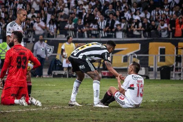 Brazilian Soccer Championship: Atletico-MG vs Sao Paulo. July 10, 2022, Belo Horizonte, Minas Gerais, Brazil: Soccer match between Atletico-MG and Sao Paulo, valid for the 16th round of Brazilian Soccer Championship, held at Mineirao stadium