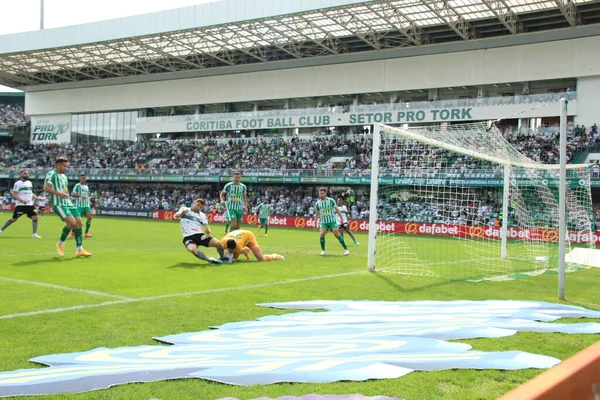 Brazilian Soccer Championship Coritiba Juventude July 2022 Curitiba Parana Brazil — Zdjęcie stockowe