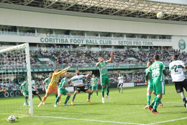 Brazilian Soccer Championship Coritiba Juventude July 2022 Curitiba Parana Brazil — Stok fotoğraf