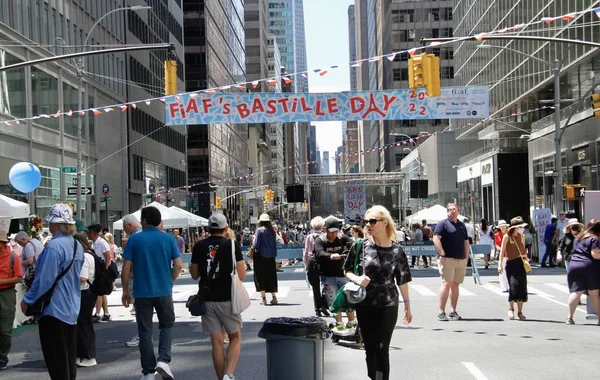 Fiafs Bastille Day New York July 2022 New York Usa — Stockfoto